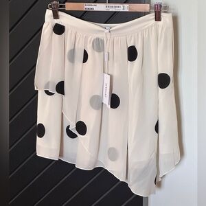 NWT! Derek Lam 10 Crosby polka dot skirt. Size 6. NEVER WORN!